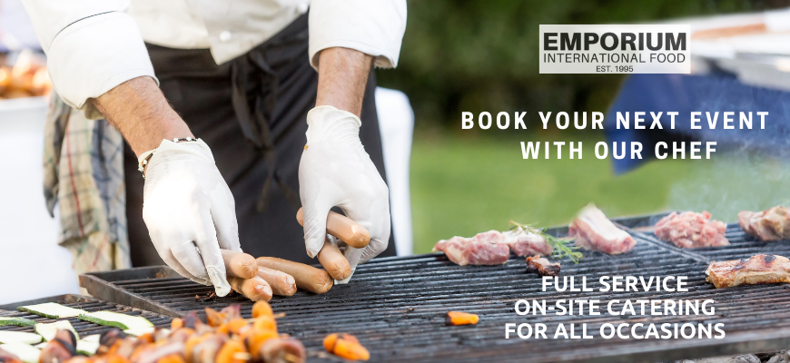 Full service catering from Emporium International Food