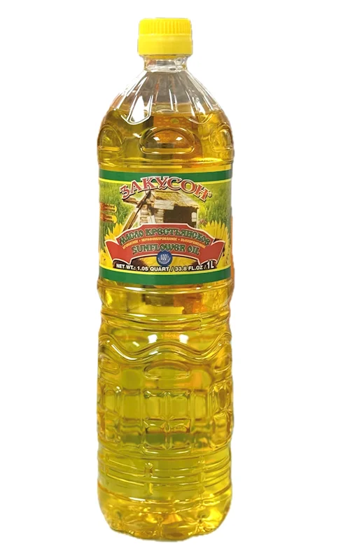 ZAKUSON "KRESTYANSKOYE" SUNFLOWER UNREFINED OIL 1L