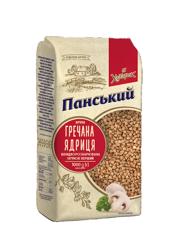 BUCKWHEAT 1 KG PANSKIY HUTOROK