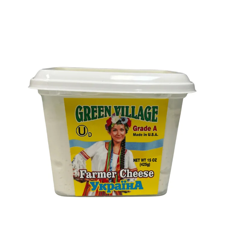 "GREEN VILLAGE" FARMERS CHEESE UKRAINE 425GR