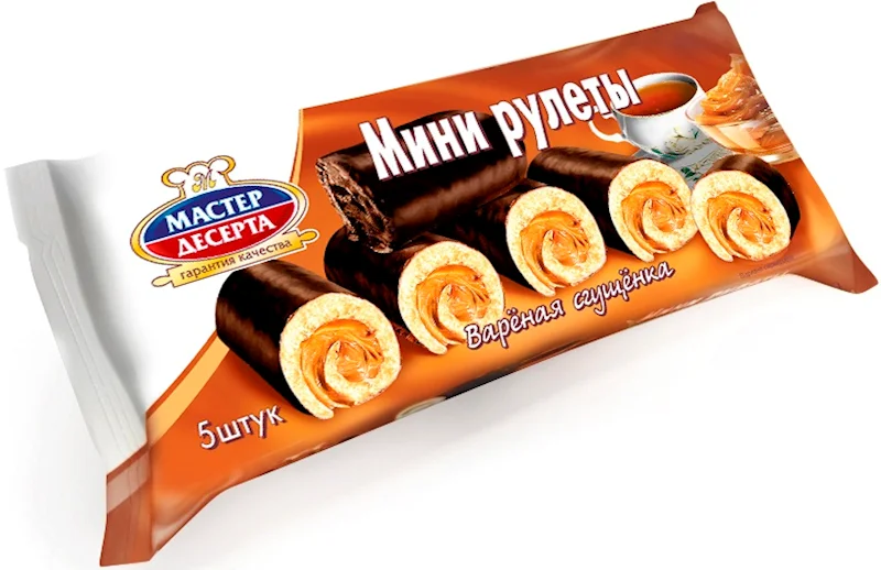 MINI ROLLS COND MILK 175G MASTER DESERTA