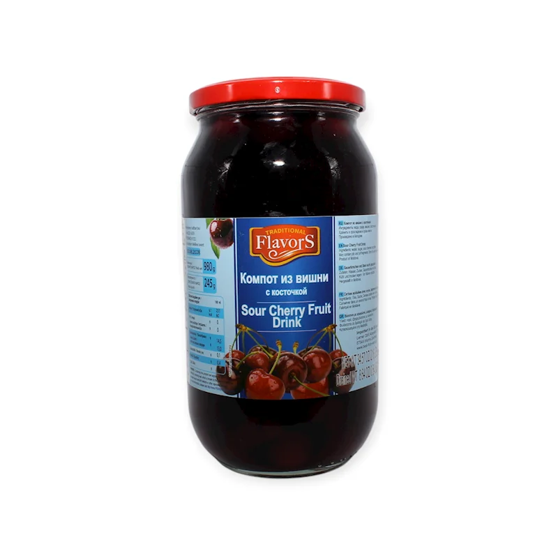 "TRADITIONAL FLAVORS" SOUR CHERRY COMPOTE 980G
