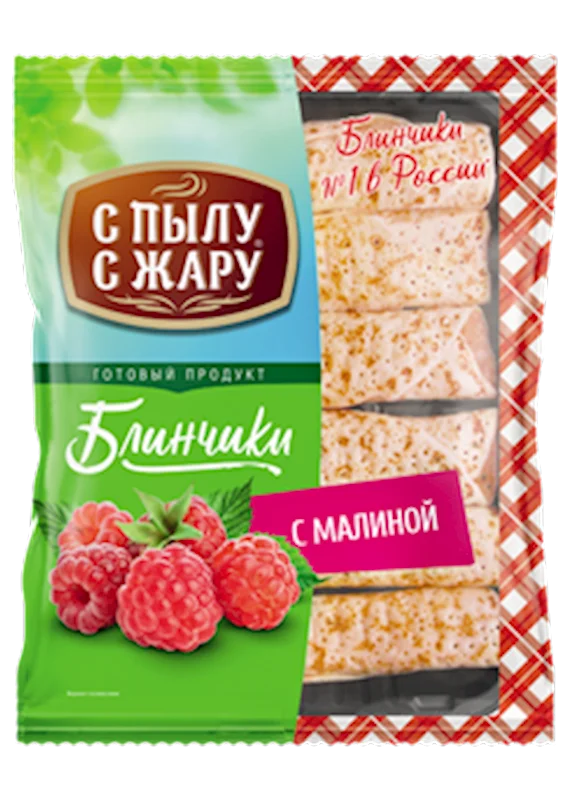 "S PYLU S ZHARU" BLINCHIKI W/RASPBERRY 360GR