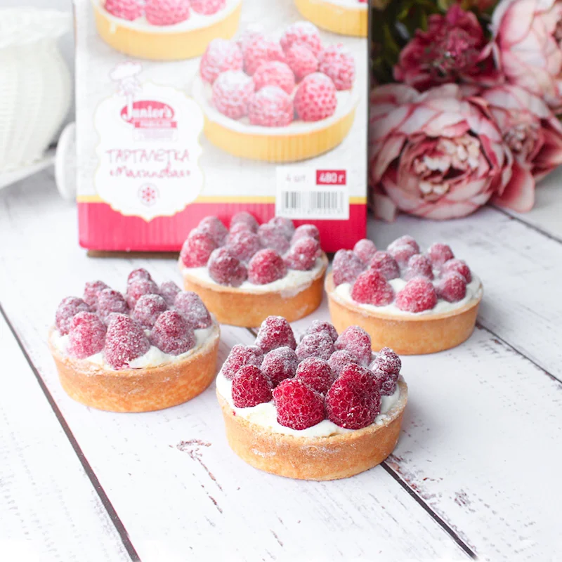 "FANTASY DESSERT" TARTALETKA W/RASPBERRY 480G