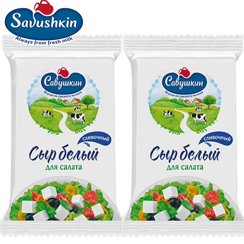 SVEZA CHEESE CUBS WHITE FOR SALAD 50% 250G