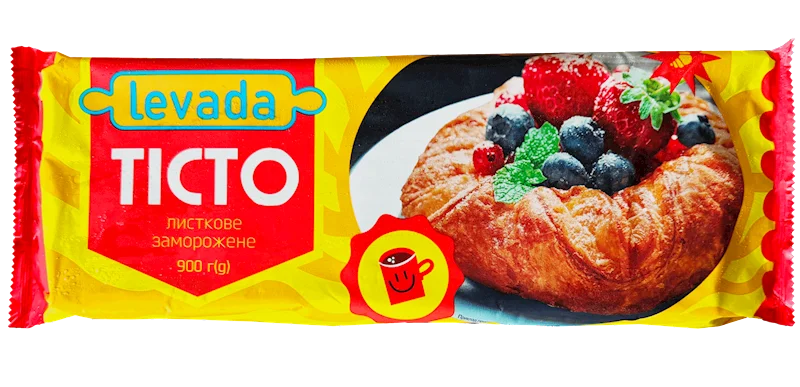 PUFF PASTRY NO YEAST DOUGH 900G LEVADA