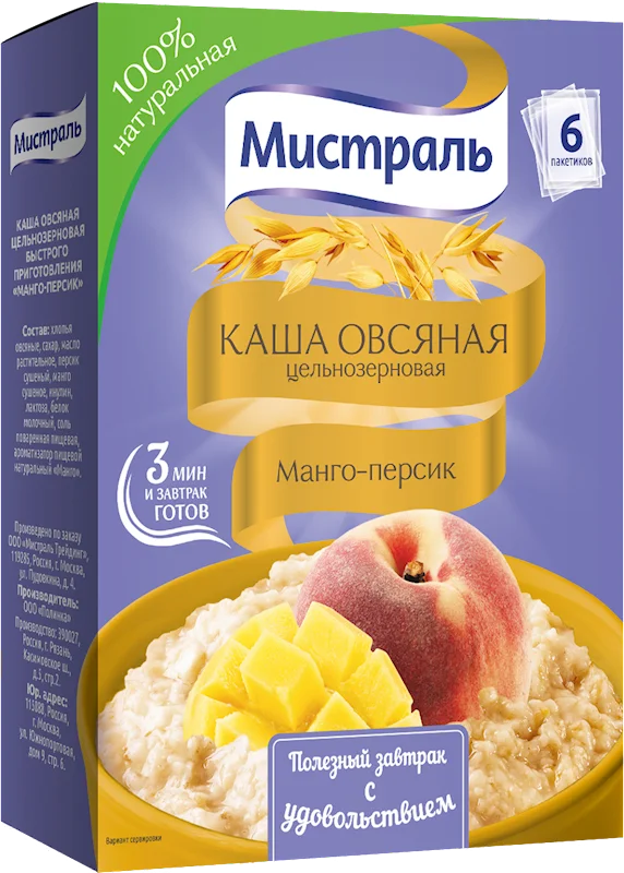 "MISTRAL" MANGO-PEACH PORRIDGE 240G
