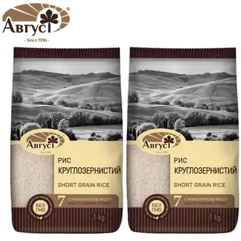 "AUGUST" SHORT GRAIN RICE 1KG