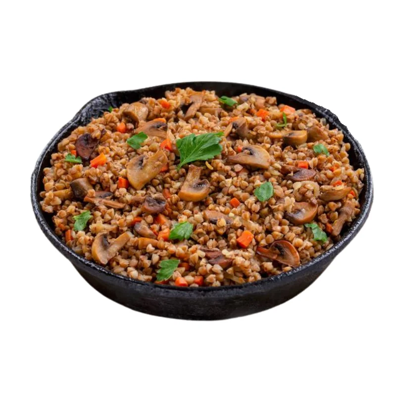 BUCKWHEAT WITH MUSHROOMS & VEGETABLES