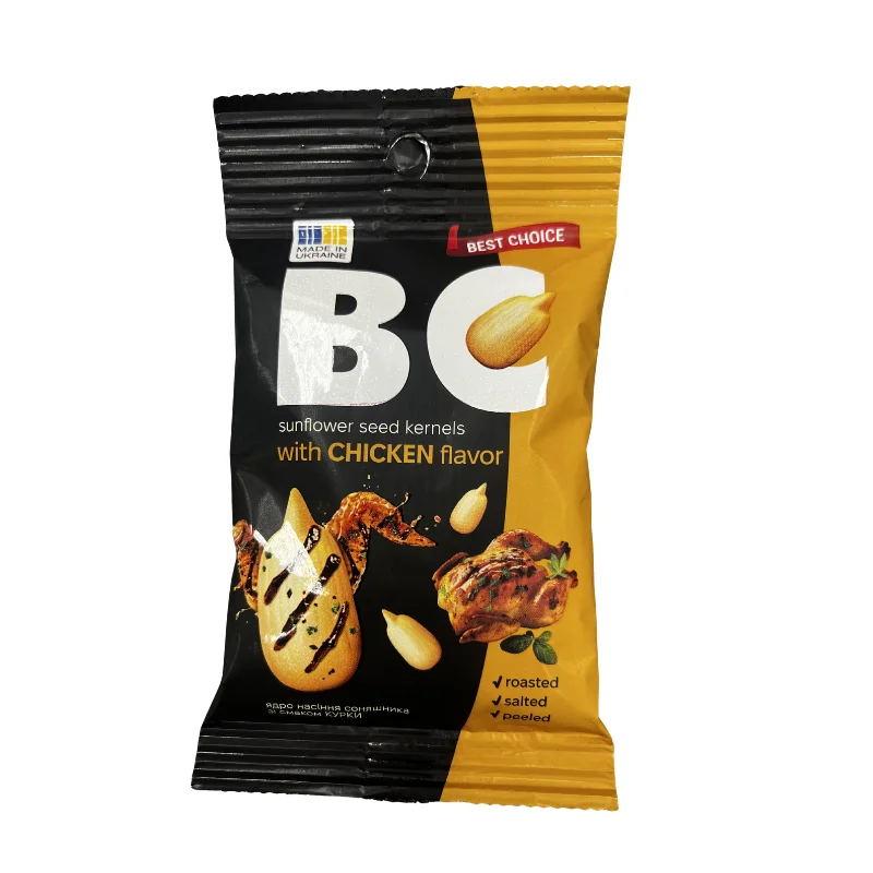BC SUNFLOWER SEEDS W/CHICKEN FLAVOR 80GR