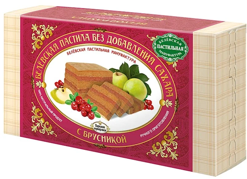 BELEVSKAYA SUGAR FREE PASTILA LINGONBERRY 180G