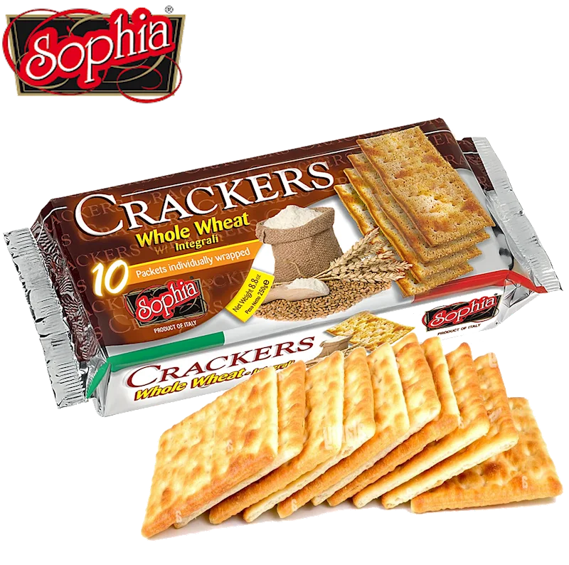 SOPHIA WHOLE WHEAT CRACKERS 250GR