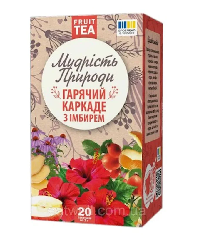 MUDROST PRIRODY KARKADE W/GINGER TEA 20TB