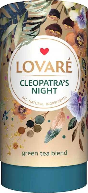LOVARE GREEN TEA  "CLEOPATRA'S NIGHT " TUBE 80G