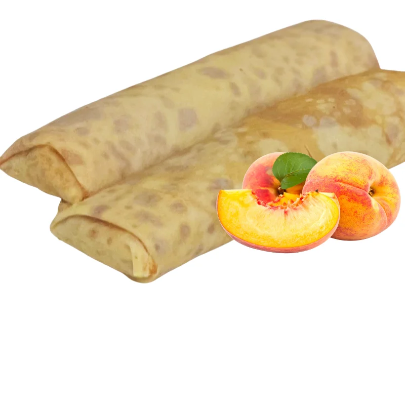 BLINTZES WITH PEACH