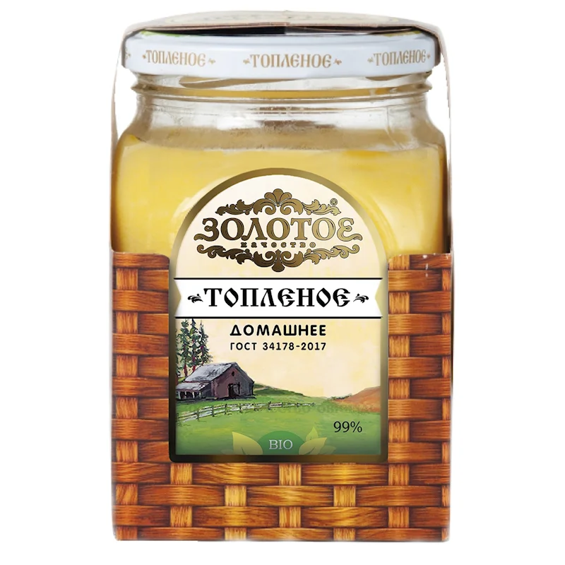MELTED BUTTER GOST 550G ZOLOTOE KACHESTVO