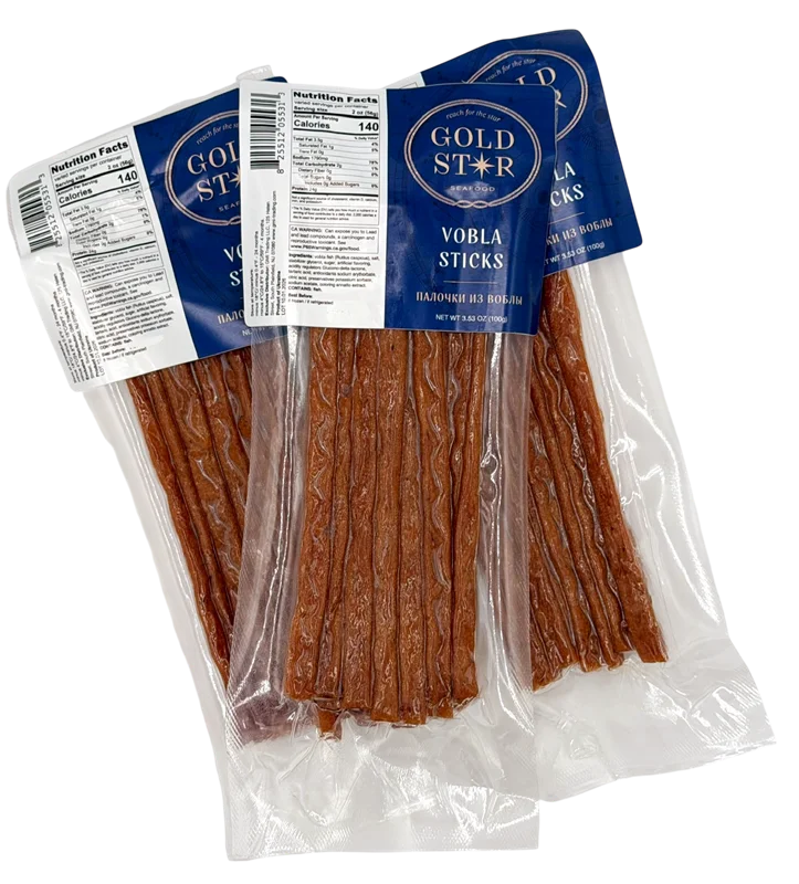 DRIED VOBLA STICKS 100GR GOLD STAR
