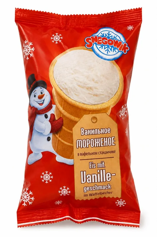 SNEGOWIK ICE CREAM VANILLA 75G
