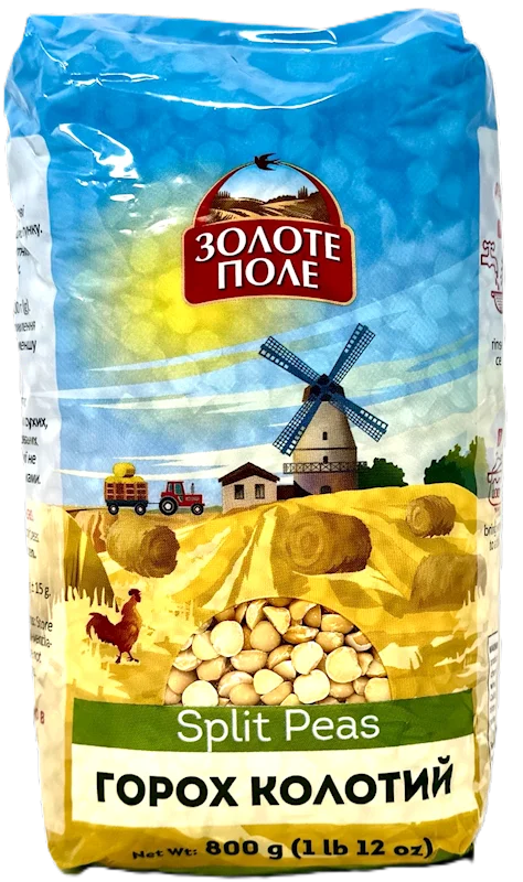 ZOLOTE POLE SPLIT PEAS 800G