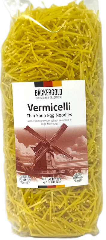 BACKERGOLD THIN SOUP EGG NOODLES 500G