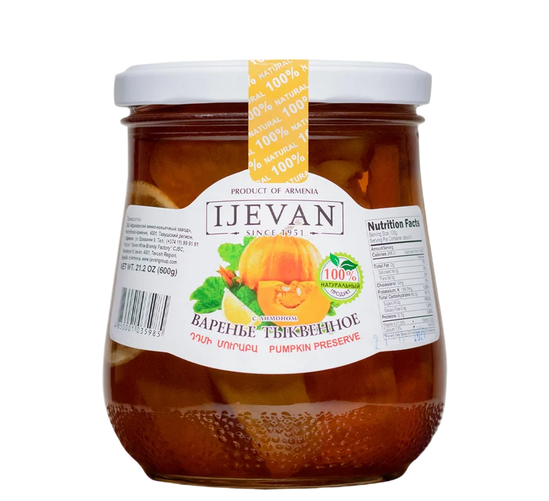 IJEVAN PRESERVE PUMPKIN WITH LEMON 600G