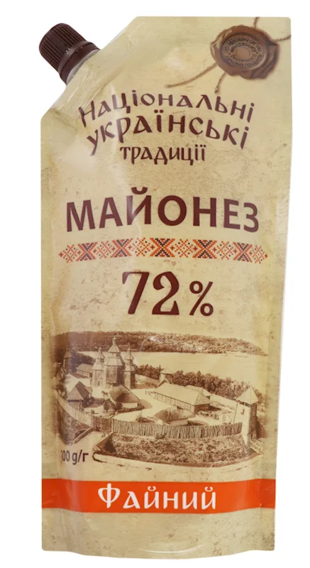 MAYONEZ FAINIY 72% 300G UKRAINSKI TRADITSII
