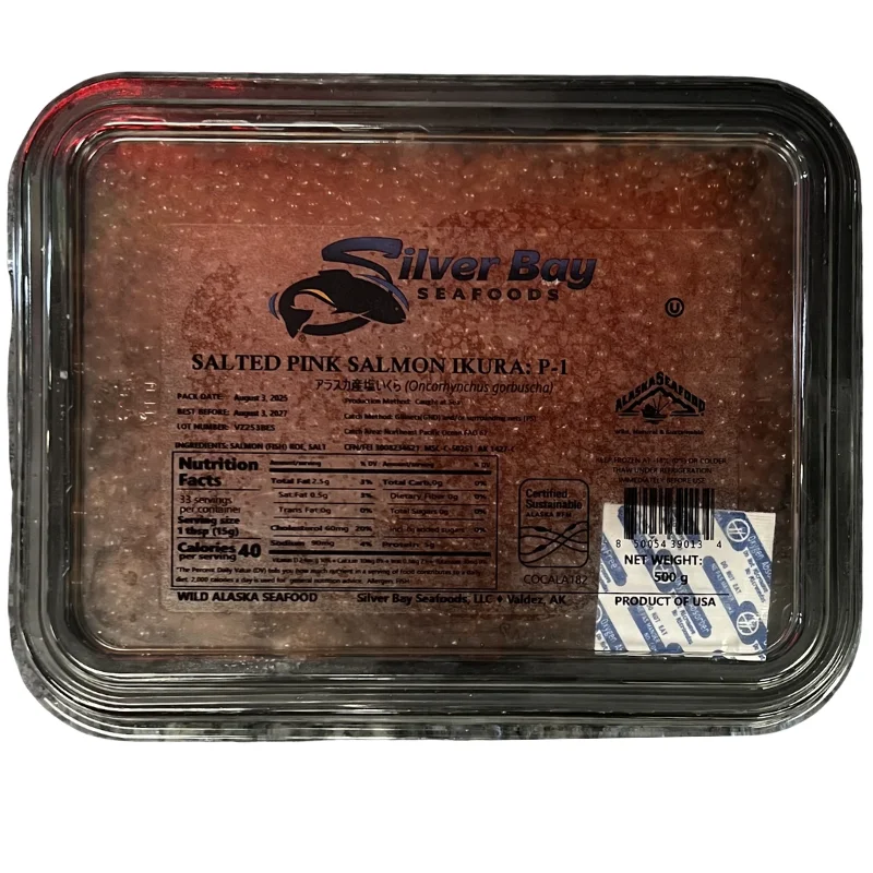 SILVER BAY SALTED SALMON PINK IKURA