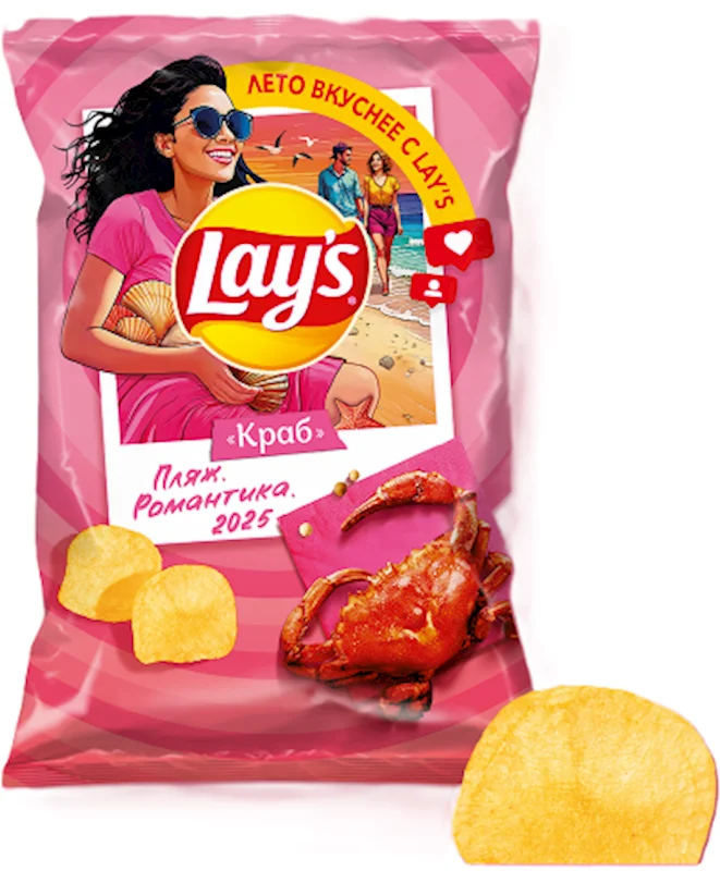 LAY'S POTATO CHIPS CRAB TASTE 140GR