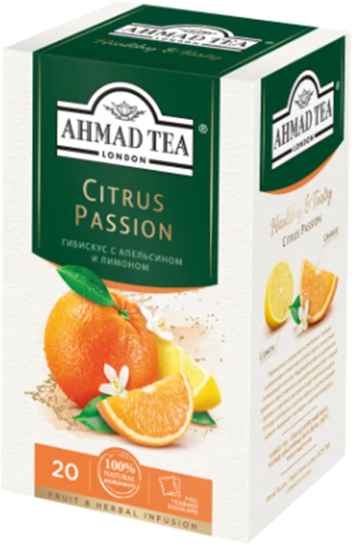 "AHMAD" HERBAL TEA CITRUS PASSION 20TB