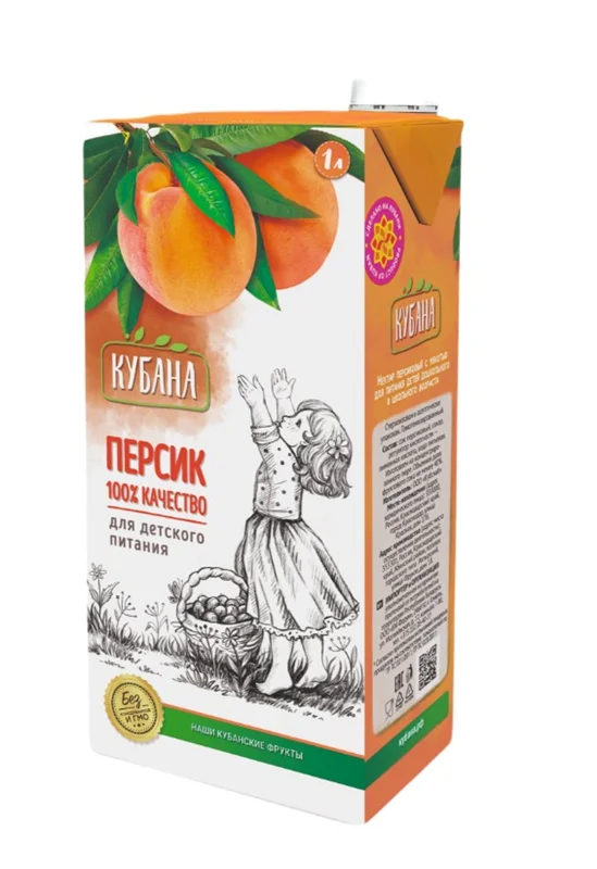 "KUBANA" JUICE "PEACH" 1L