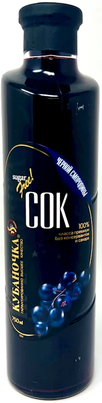 KUBANOCHKA BLACK CURRANT JUICE 750ML