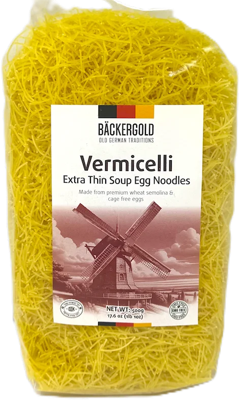 BACKERGOLD EXTRA THIN SOUP EGG NOODLES 500G