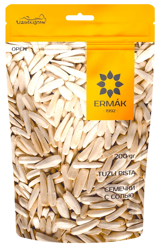 ERMAK SUNFLOWER WHITE ROASTED SALTED SEEDS 200G