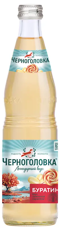 CHERNOGOLOVKA BURATINO SOFT DRINK 0.5L GLASS
