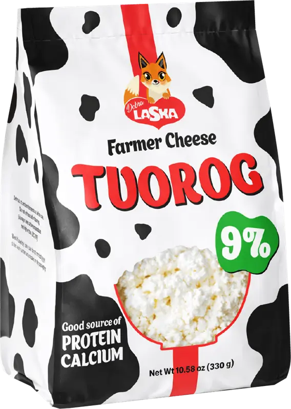 FARMER CHEESE 9% 330G LASKA