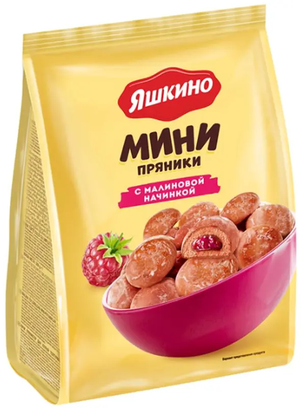 "YASHKINO" MINI GINGERBREAD WITH RASPBERRY 300GR