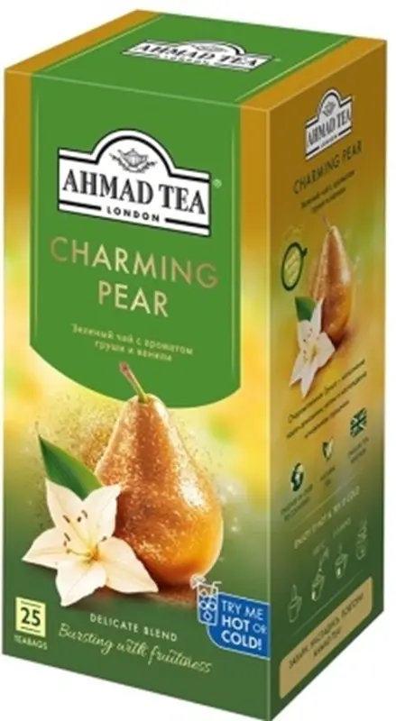 "AHMAD" GREEN TEA CHARMING PEAR 25TB