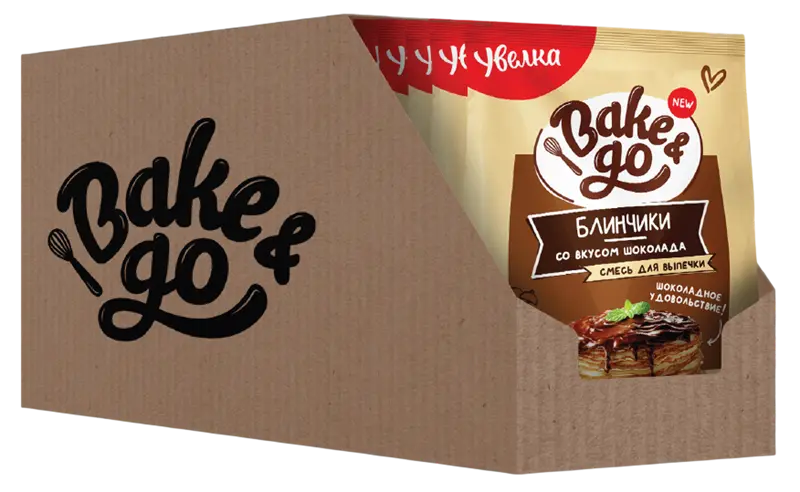 BAKING MIX FOR CREPES WITH CHOCOLATE FLAVOR 250GR UVELKA