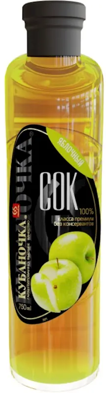 "KUBANOCHKA" APPLE JUICE 0.75L