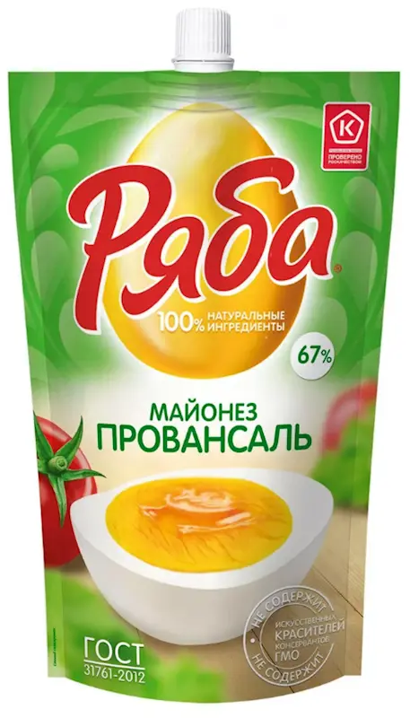 "RYABA" PROVENSAL MAYONNAISE 350G