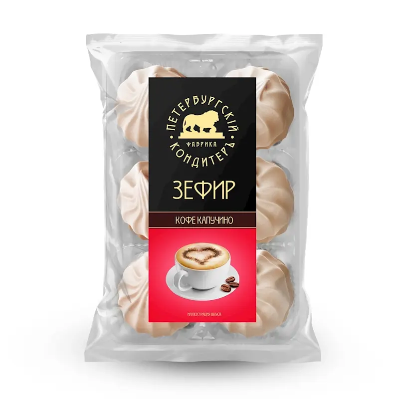 "PETERBURZHSKIY KONDITER" ZEPHYR COFFEE -CAPPUCHINO 310GR