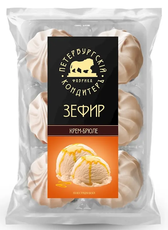 "PETERBURZHSKIY KONDITER" ZEPHYR CREME BRULEE 310GR