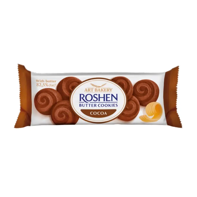 ROSHEN BUTTER COCOA COOKIES 140 G