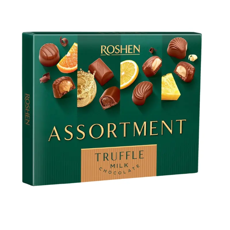 ROSHEN CANDY "TRUFFLE" MILK CHOCOLATE 148G
