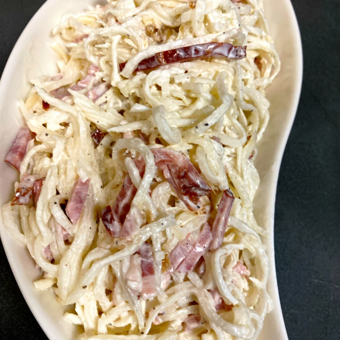 TURNIP & MEAT SALAD