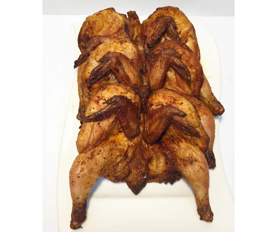 CORNISH HENS IN GARLIC