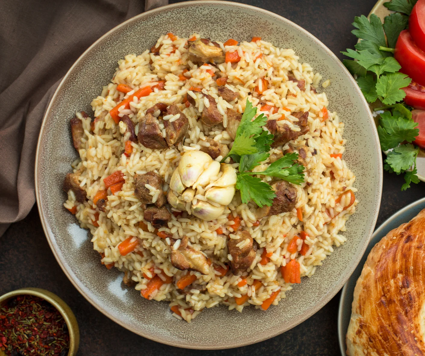 RICE PILAF WITH LAMB
