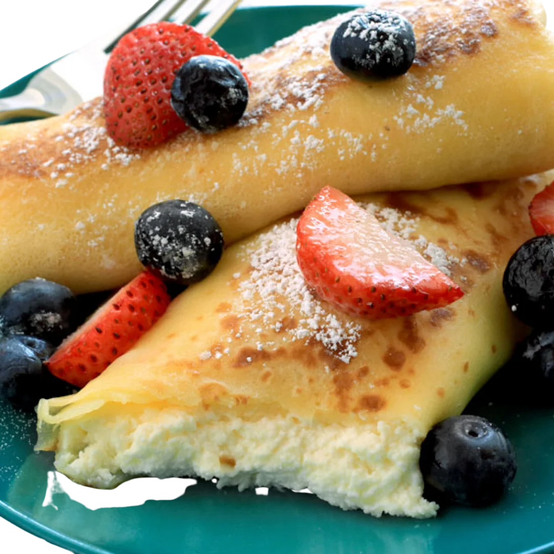 SWEET CHEESE BLINTZES