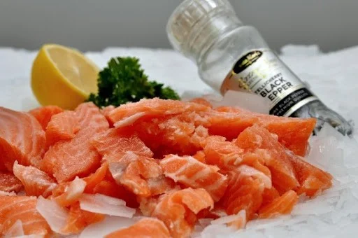 SALMON BITS BY LB