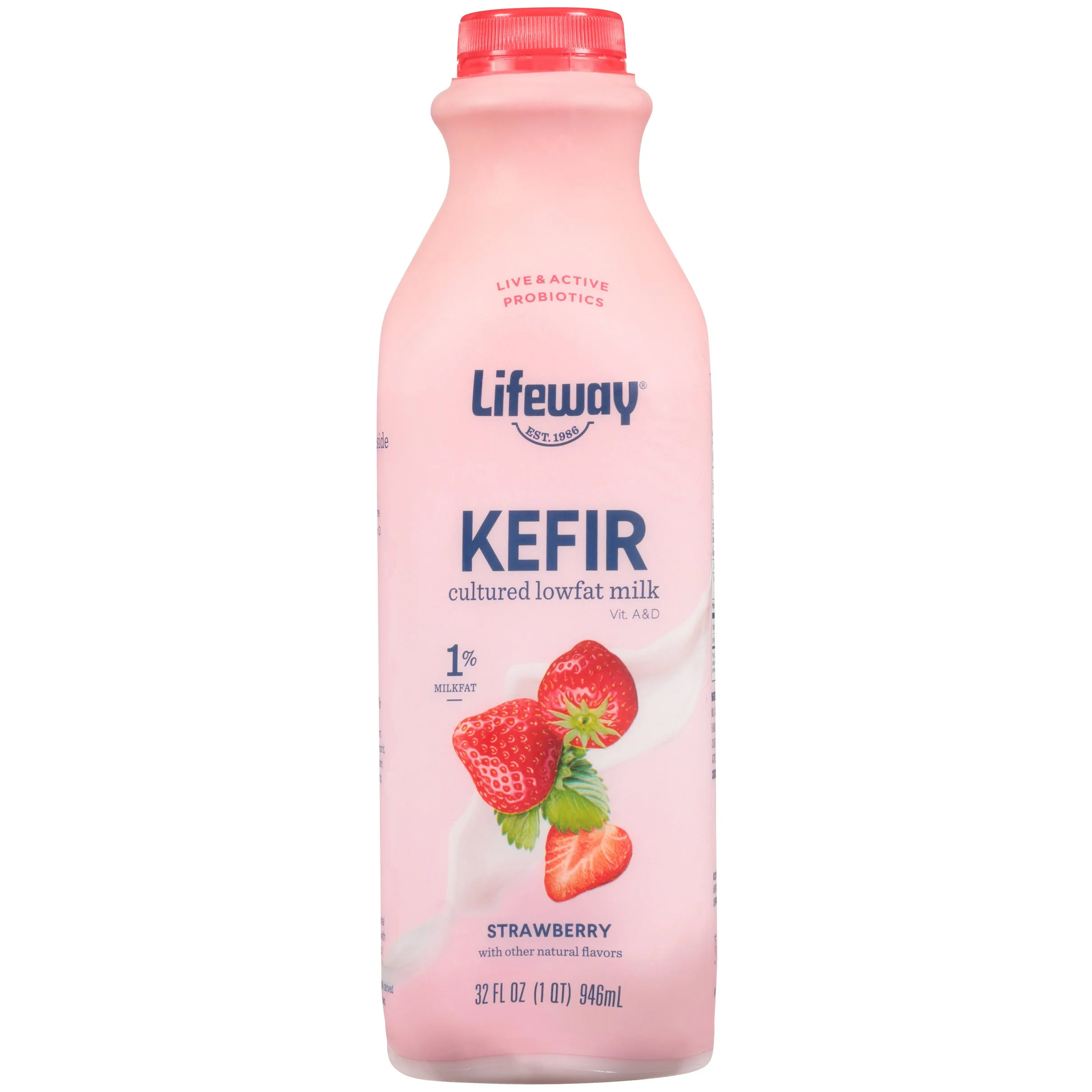 KEFIR LOWFAT STRAWBERRY